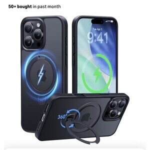CASEKOO Patented 360 Spin Magnetic Stand for iPhone 16 Pro Max Case
